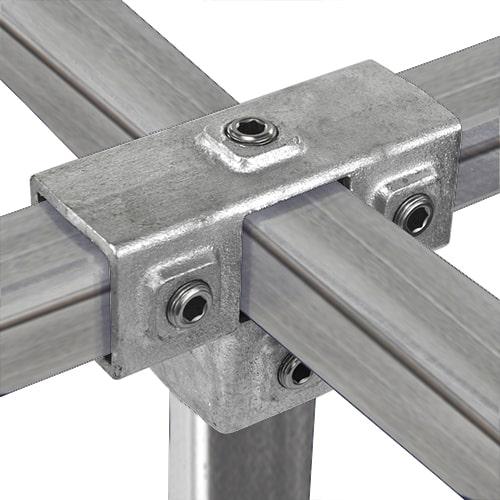 Doos T-Stuk met zij-uitgang - vierkant - 40 mm (15 stuks)